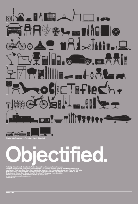 Poster of the documentay film, Objectified