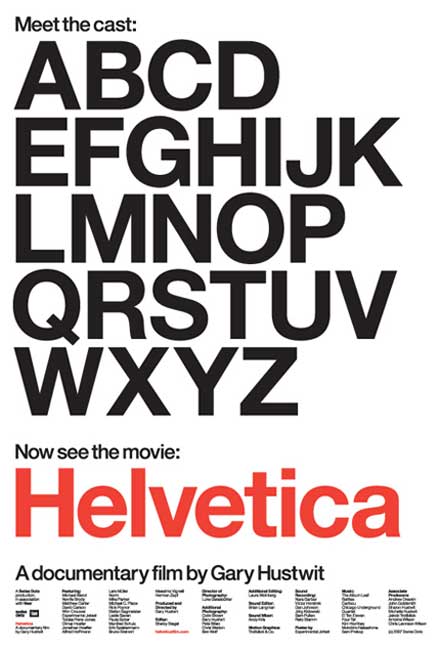 Helvetica movie poster